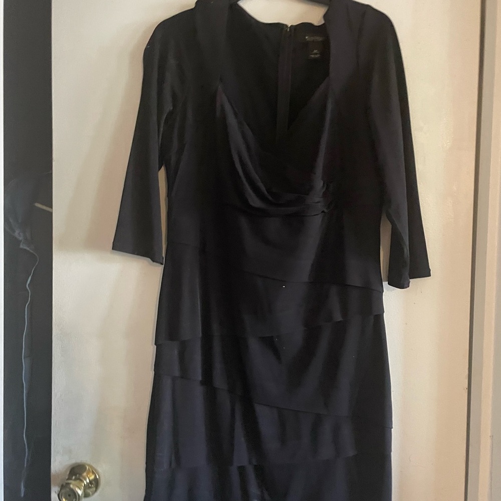 Elegant Black Layered Dress